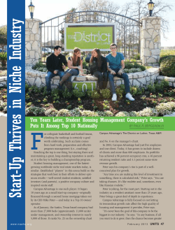 Ten Years Later, Student Housing Management