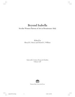 Beyond Isabella - Truman State University Press