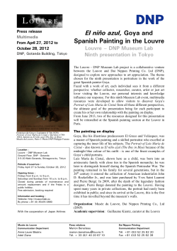 El ni&ntilde;o azul, Goya and Spanish Painting in the Louvre