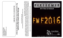 performer - French Woods Festival