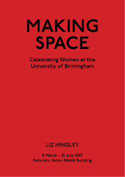 making space - University of Birmingham