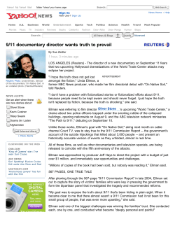 9/11 documentary director wants truth to prevail