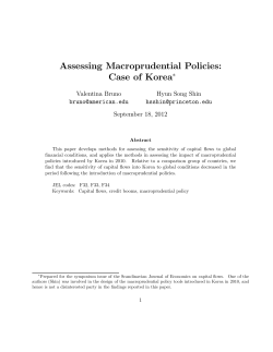 Assessing Macroprudential Policies: Case of Korea