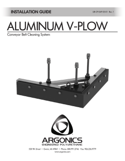 aluminum v-plow