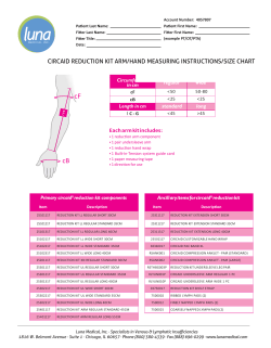 circaid reduction kit arm:hand measuring instructions