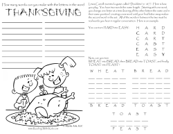 thanksgiving - Reading-With