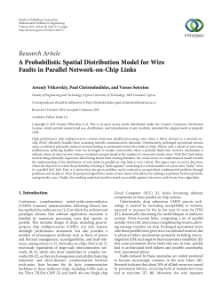 A Probabilistic Spatial Distribution Model for Wire Faults in Parallel
