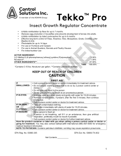 Tekko&trade; Pro - Control Solutions Inc.