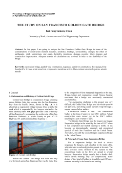 the study on san francisco golden gate bridge