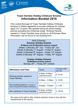 Information Booklet 2016