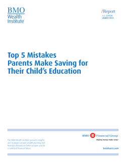 Top 5 Mistakes Parents Make Saving for Their Child`s