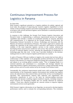 Continuous Improvement Process for Logistics in Panama