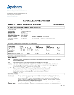 MSDS - Anchem Sales