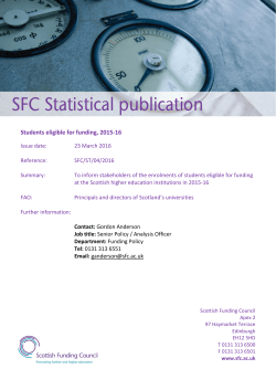 Students eligible for funding, 2015-16