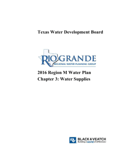 Chapter 3 - Rio Grande Regional Water Planning Group