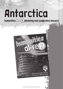 humanities level5 planning and suggested answers