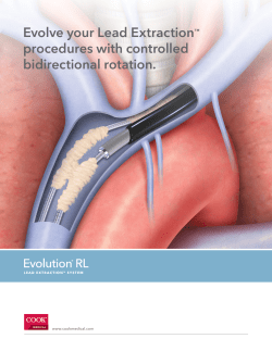 Evolve your Lead Extraction&trade; procedures with
