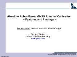 Absolute Robot-Based GNSS Antenna Calibration