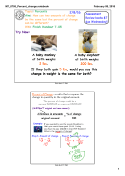 Try Now: If they both gain 5 lbs, would you say this change in weight