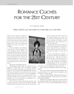 romance clich&eacute;s for the 21st century