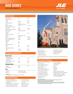 Spec Sheet - Neff Rental