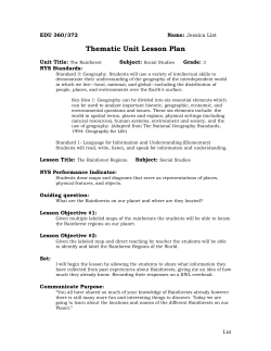 Thematic Unit Lesson Plan