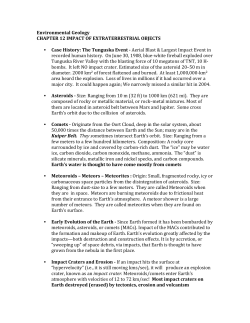 Ch.12 Extraterrestrial Objects