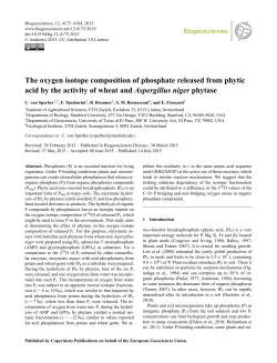 The oxygen isotope composition of phosphate
