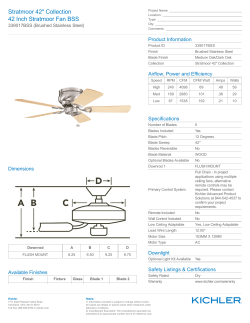 Stratmoor 42" Collection 42 Inch Stratmoor Fan BSS