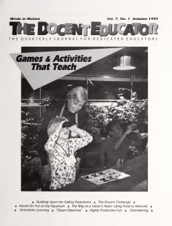The Docent Educator - Museum-Ed