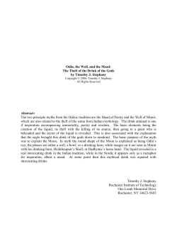Odin, the Well, and the Mead