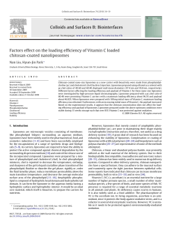 Nan Liu and *Hyun-Jin Park. Factors effect on the loading efficiency