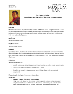 The Power of Paint: Diego Rivera and the Role of the Artist in