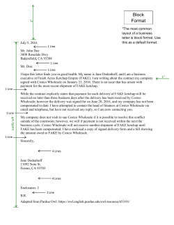 Block Format