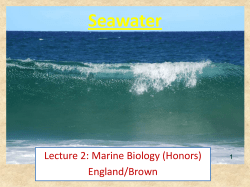 Seawater