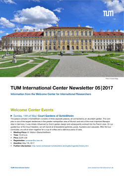 Newsletter May 2017 - Center for International Researchers