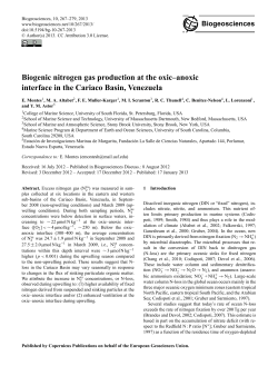 Biogenic nitrogen gas production at the oxic