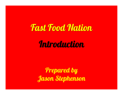 Fast Food Nation