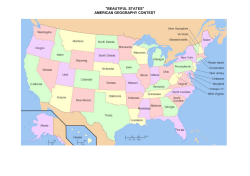 "beautiful states" american geography contest