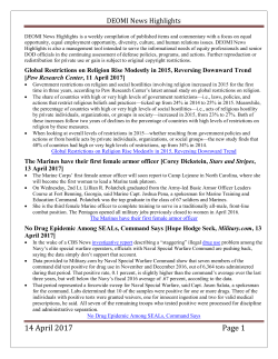 News Links for 14 April 2017
