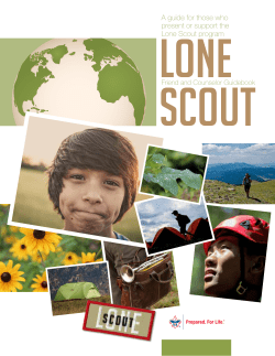 Lone Scout Friend and Counselor Guidebook