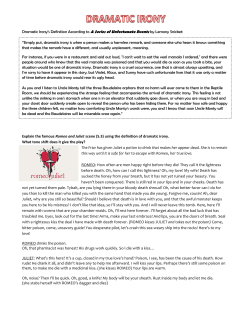 Dramatic Irony`s Definition According to A Series of Unfortunate