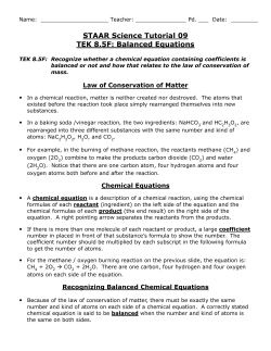 TEK 8.5F - Denton ISD