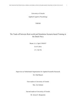 The Trade-off between Real-world and Simulation Scenario