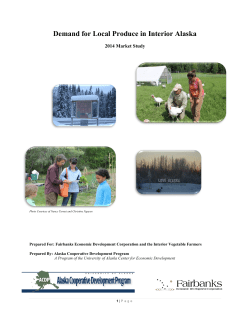 Demand for Local Produce in Interior Alaska