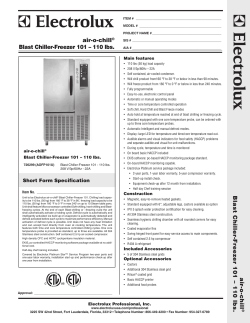 air-o-chill&reg; Blast Chiller-Freezer 101 &ndash; 110 lbs.
