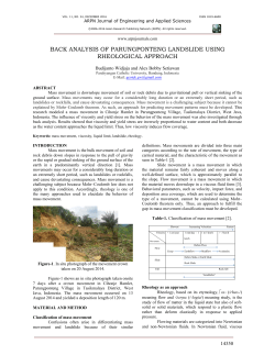 back analysis of parungponteng landslide using