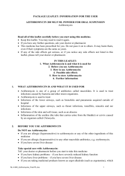 PACKAGE LEAFLET: INFORMATION FOR THE USER