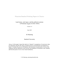 332 BC-30 BC - Princeton University