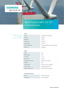 Wind Turbine SWT-3.6-107